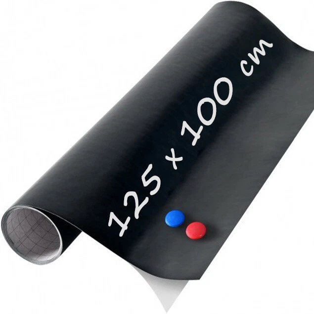 Magnettafel/Kreidetafel - Tafelfolie magnetisch selbstklebend 1,25x1m + 2 Kreide - Bild 1 von 4