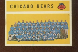 1960 Topps Football #21 Chicago Bears sin marca - Imagen 1 de 2