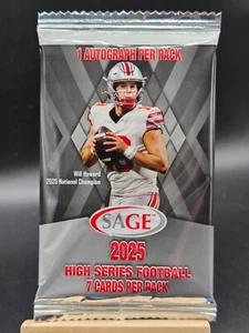 2025 SAGE Football High Series BASE BLACK 101-200 Complete your Set - You Pick - Picture 1 of 203