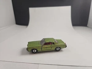 VTG MBX LESNEY ENGLAND 1:64 DIE-CAST 1960s #62 MERCURY COUGAR GREEN Doors Work! - Picture 1 of 17