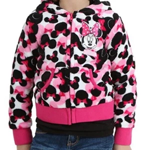 Disney Girls' Minnie Mouse Printed Fleece Hoodie Size 4T #26 - Picture 1 of 13