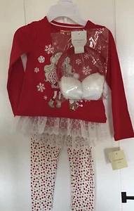 Cynthia Rowley Girls 3-piece Outfit With Ear Muffs Size XS(4-5) NWT - Picture 1 of 4