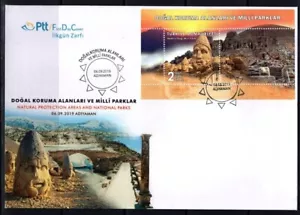 Turkey 2019 natural protection areas and national parks - architector - art FDC. - Picture 1 of 1