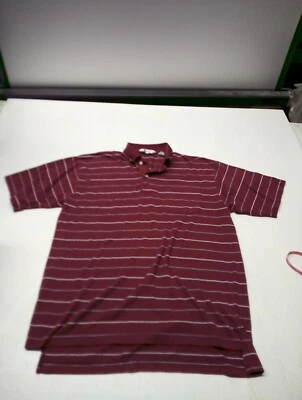 Vintage Studio Chesterfield Men's Red Striped Polo Short Sleeve Shirt Size L - Image 1 of 4