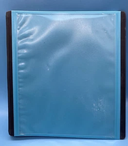Staples Better Binder Black Edging Blue 1.5" View Binder 3D Rings Slightly Used - Picture 1 of 7