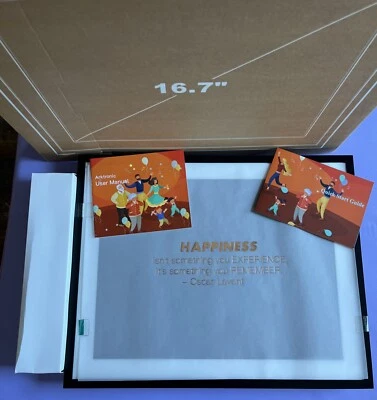 Arktronic 16.7”  Black HD Large Digital Picture Frame Touchscreen Bluetooth Wifi - Image 1 of 4