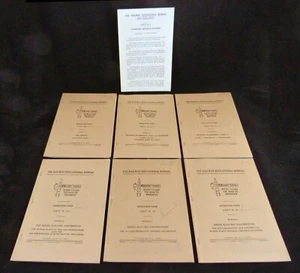 6 Railway Educational Bureau Instruction Papers / Booklets re: Locomotives 1950s - Picture 1 of 4