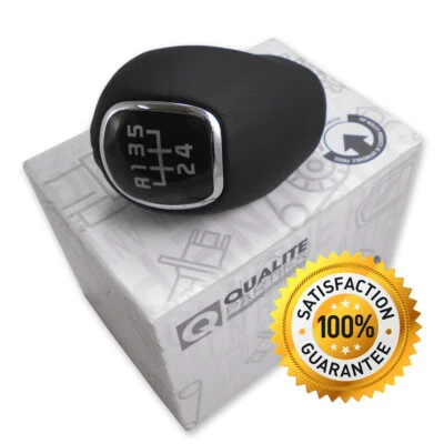 LEDER SCHALTKNAUF SCHALTHEBEL HYUNDAI ix20 JC (10-15) i30 I FD (07-12) 5 GANG - Bild 1 von 2