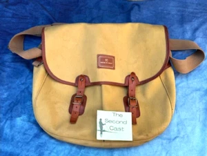 House of Hardy canvas & leather game fishing tackle bag fly trout salmon - Picture 1 of 6