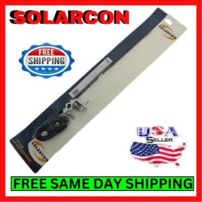 Solarcon 212 Fiberglass CB Antenna Mirror Mount 750 Watt 2' Prowler w/ Cable Kit — 第 1/4 张图片