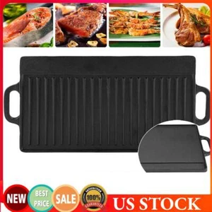 51cm Flat Nonstick Crepe Griddle Frying Pan Steak Pancake Pizza Baking Kitchen - Picture 1 of 13