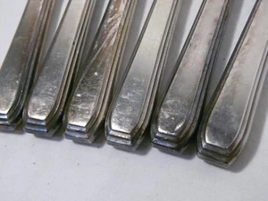 6x große Messer BSF Besteck 90 versilbert 25cm - Bild 1 von 5