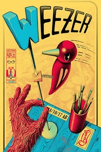 WEEZER CONCERT POSTER QUALITY PHOTO PAPER/CANVAS R921 - Picture 1 of 7