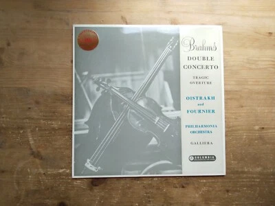 Oistrakh Fournier Brahms Double Concerto EX Vinyl Record SAX2264 Ed1 Blue/Silver - Image 1 of 4