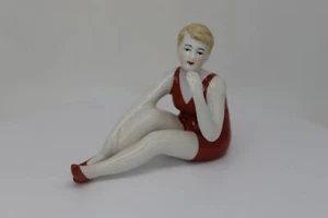 Figiúr Boy Stíl Art Deco-Gearmáinis Stíl Art Nouveau Porcelain - Zdjęcie 1 z 12