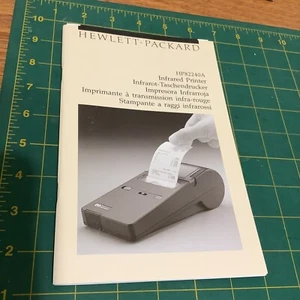Hewlett Packard HP 82240A Infrared Printer Manual 82240-90001 Vintage - Picture 1 of 4