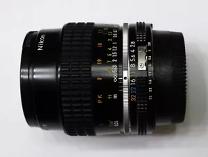 ✅Serviced✅ Nikon Micro Nikkor AI-S 55mm f2.8 456839 Macro AIS - Picture 1 of 7