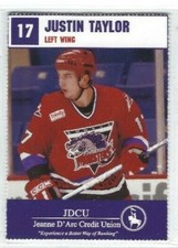 2004-05 Lowell Lock Monsters JDCU (AHL) Justin Taylor