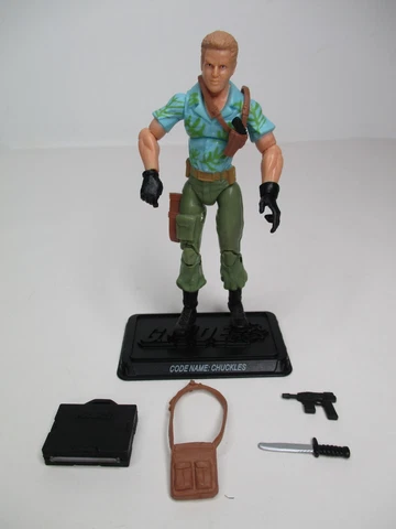 25TH ANNIVERSARY HASBRO G.I JOE COBRA LOOSE CHUCKLES ACTION FIGURE COMPLETE Cover
