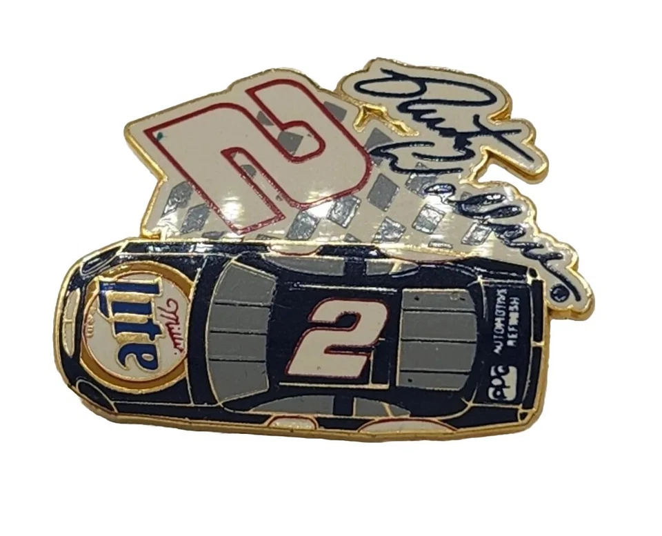 NASCAR Rusty Wallace #2 Miller Lite Car Lapel Pin - Image 1 of 3