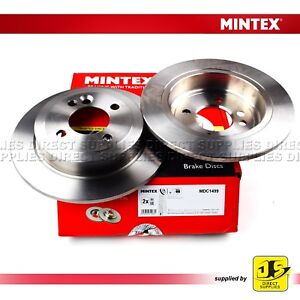 MINTEX REAR DISCS AND PADS 255mm FOR AUDI A3 CABRIOLET 2.0 TD 2008-13