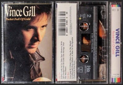 Vince Gill ‎ Pocket Full Gold NEW SEALED 1991 Cassette Tape MCAC-10140 MCA  - Image 1 of 4