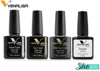 VENALLISA UV Nail Gel Polish Soak Off LED Full Kit - UK STOCK - Perfect for Gift - Image 1 of 2