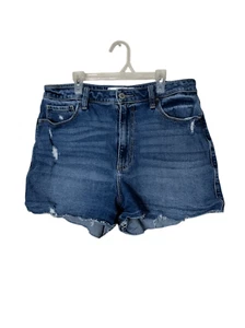 Hollister Curvy ultrahohe 3 Zoll Mom Shorts Größe 31 - Bild 1 von 6