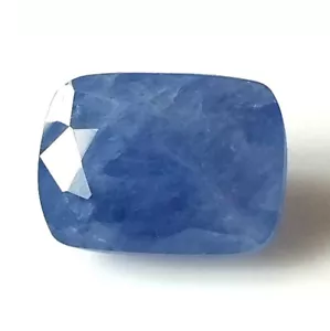 6.40 Carat Blue Sapphire Cushion Shape Faceted Natural Unheated Burmese Gemstone - Picture 1 of 5