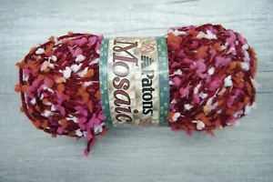 Patons MOSAIC Yarn, Color: Mexican Tile, 1.75 oz, 75 Yards, Acrylic Nylon - Picture 1 of 3