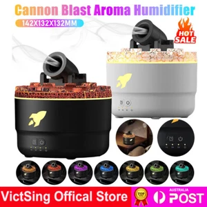 Cannon LED Essential Oil Diffuser Aroma Aromatherapy Air Ultrasonic Humidifier - Picture 1 of 16