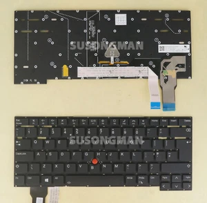 Nuevo teclado retroiluminado Reino Unido para Lenovo ThinkPad P1 Gen 5 21DC 21DD 2022 sin marco - Imagen 1 de 1