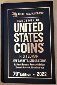The Official Blue Book Hardback Handbook of United States Coins 2022 R.S. Yeoman - Picture 1 of 3