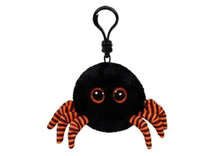 TY Halloween Beanie schwarz spidey Clip On Rucksack, Handtasche Accessoire Spinne neu mit Etikett - Bild 1 von 1