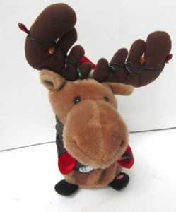 Gemmy Moose Chitarra Renna Animata Luci di Natale JingleBell Rock VEDI VIDEO - Foto 1 di 4
