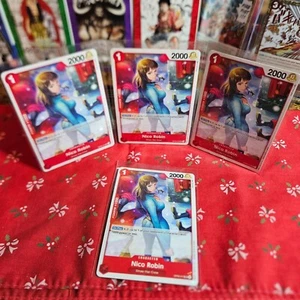 4x One Piece Card Game! Nico Robin OP05-010 UC - Picture 1 of 3