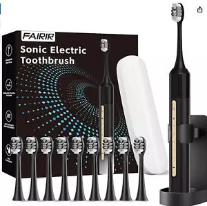 Sonic Electric Toothbrush with 10 Brush Heads, Suitable for Adults and Children, - Picture 1 of 7