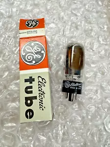 NOS GE 5U4GB Black Grey Plate Rectifier Tube - Picture 1 of 2