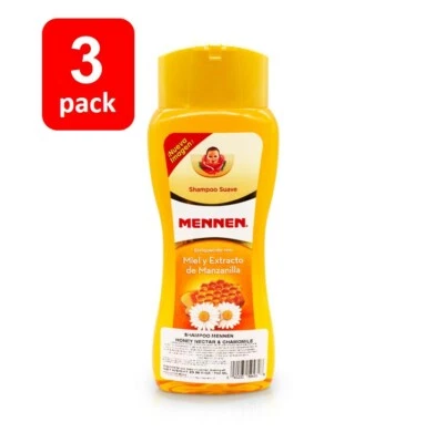 3 PACK MENNEN SHAMPOO HONEY🍯 NECTAR & CHAMOMILE🍃700ml - Image 1 of 3