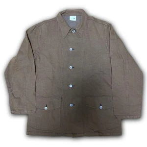 BUZZ RICKSON'S Brown Denim Coverall & Pants Set L/XL Rare Limited Model F/S - Picture 1 of 5