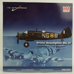 Hobby Master 1:72 Bristol Beaufighter Mk.1F RAF Flt Tenente John Cunningham HA2302 - Foto 1 di 24