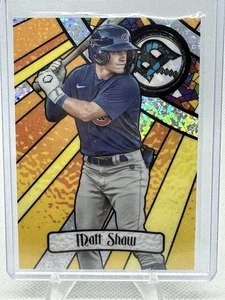 2023 bowman chrome draft stained glass diamond matt shaw /150 - Picture 1 of 2