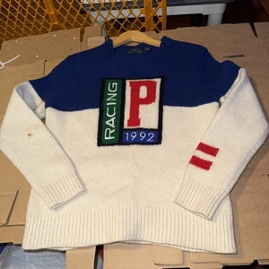 Maglione Polo Ralph Lauren Lana P- Racing 1992 - Medium - Usato  - Foto 1 di 7