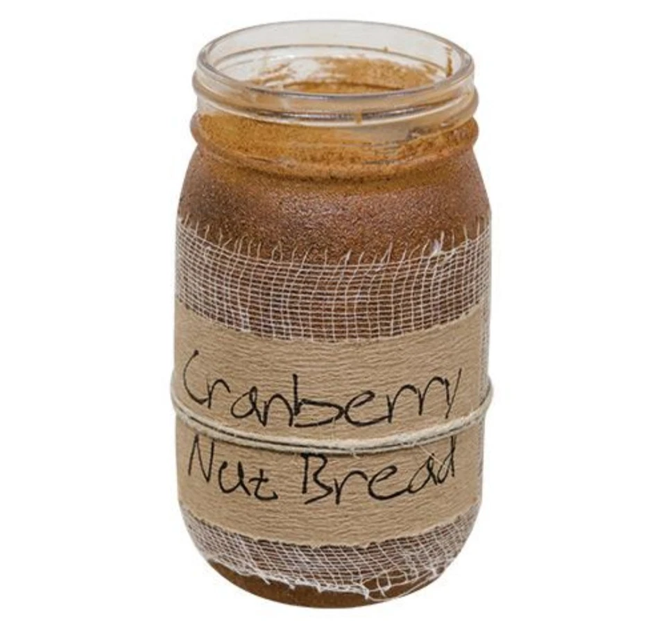 黑乌鸦蜡烛蔓越莓坚果面包罐蜡烛,16 盎司 — 第 1/1 张图片