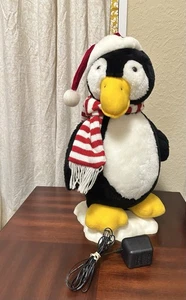 FIGURA DE NAVIDAD VINTAGE 1995 PINGÜINO ANIMADO TELCO PROBADA Y FUNCIONANDO - Imagen 1 de 11