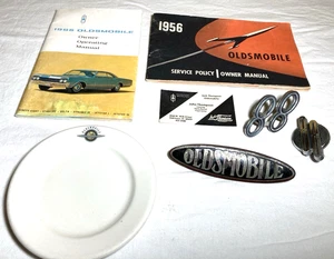 Vintage Oldsmobile Collectibles / Manuals/ Olds 88 Emblems/ Decal Name Plate 50s - Bild 1 von 12