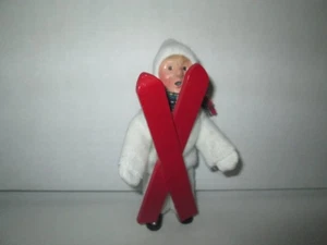 Byers Choice TODDLER with Skis - Picture 1 of 1