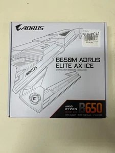 Neu GIGABYTE B650M Elite AX ICE AMD Sockel AM5 mATX - Bild 1 von 3