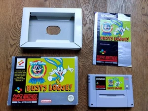 Tiny Toon Buster Busts Loose! SNES Super Nintendo + OVP & Anleitung - Bild 1 von 11