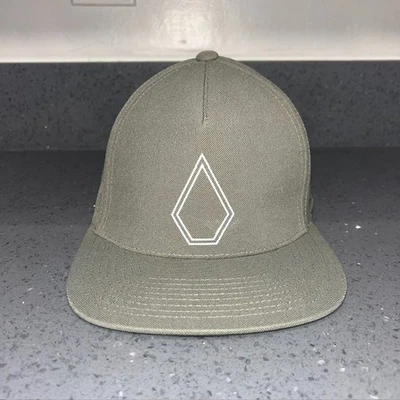 MENS VOLCOM GRAY SNAPBACK ADJUSTABLE HAT CAP ONE SIZE NWOT NEW - Image 1 of 4